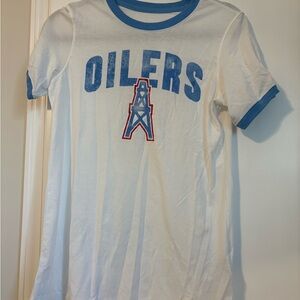 NFL Nike vintage Oilers graphic womens t-shirt